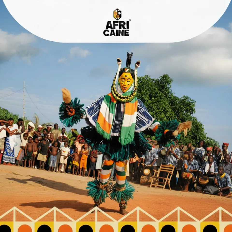 Africaine-Plakat: Zaouli vs IShowSpeed, das Duell der Geschwindigkeiten in der Elfenbeinküste