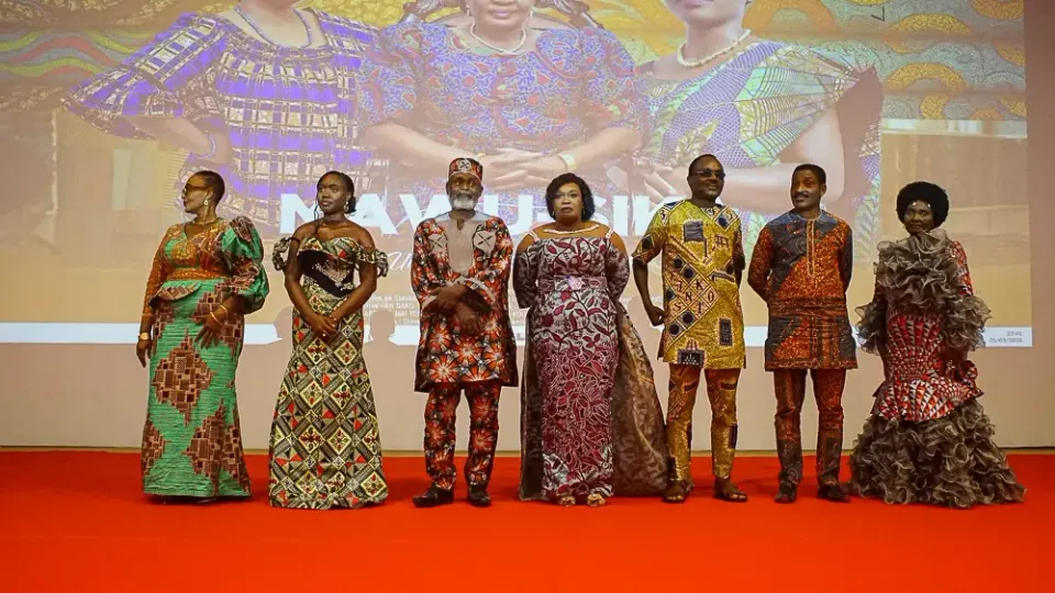 MAWU-SIKA: die im 2 Février gefeierten Darsteller, Marie Dogbe, Jessica Djadoo, Jérémie Blagogee, Carole Lokossou