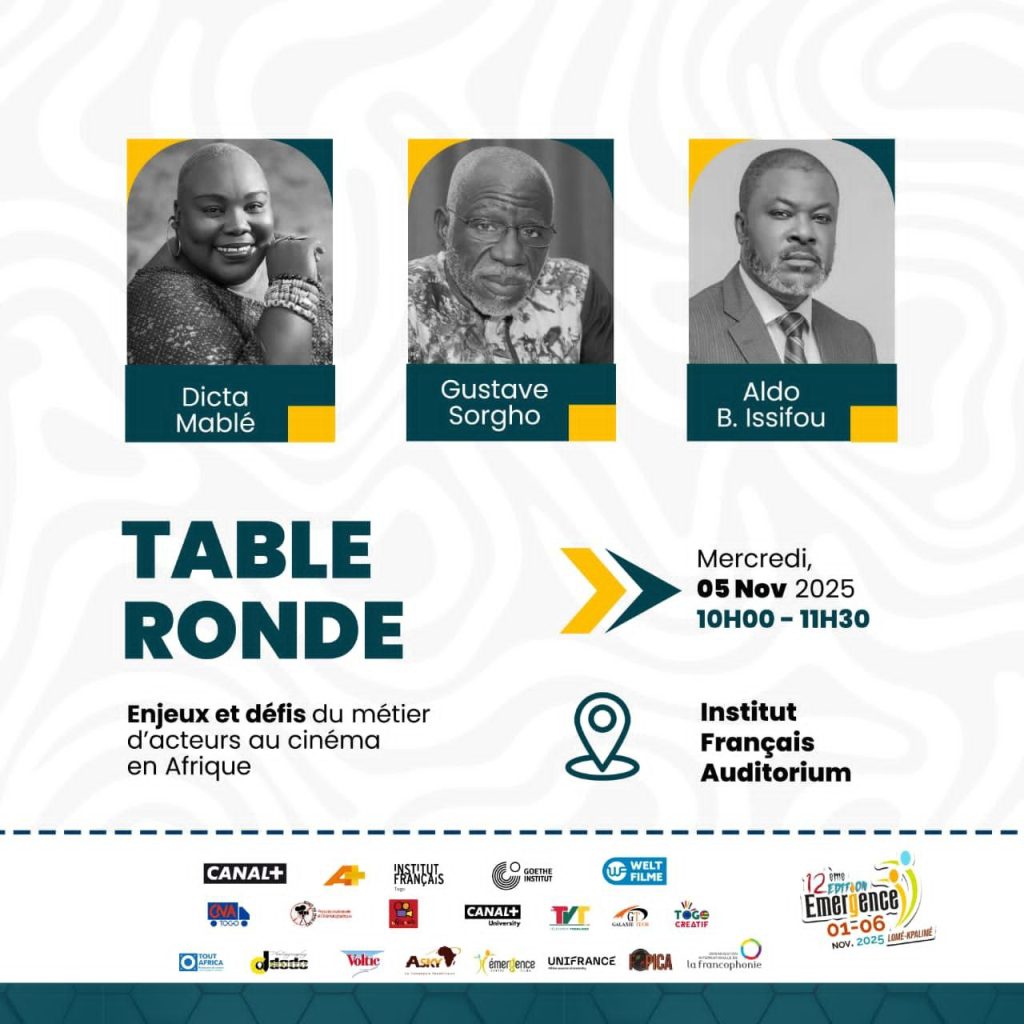 table ronde de la 12e édition du Festival de Films Africains Émergents, EMERGENCE