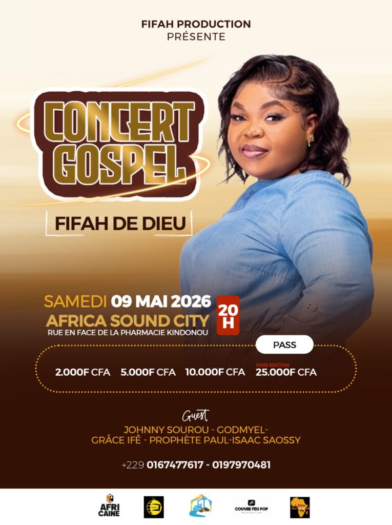 Affiche solo du concert de Fifah de Dieu à Africa Sound City le 9 mai 2026