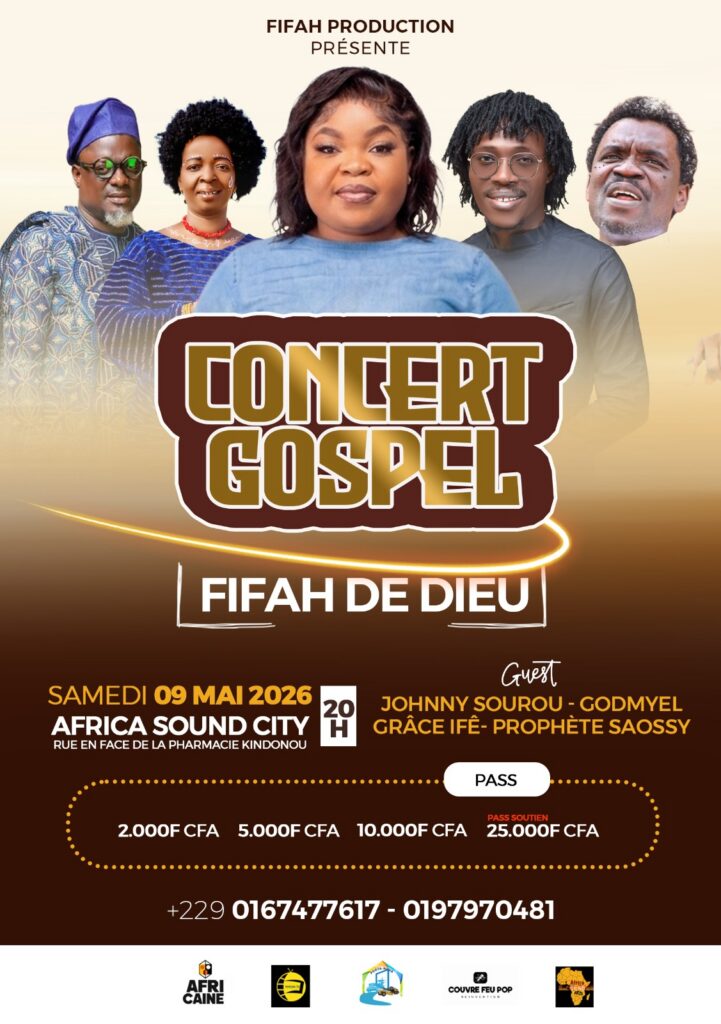 Affiche officielle du concert de Fifah de Dieu à Africa Sound City le 9 mai 2026