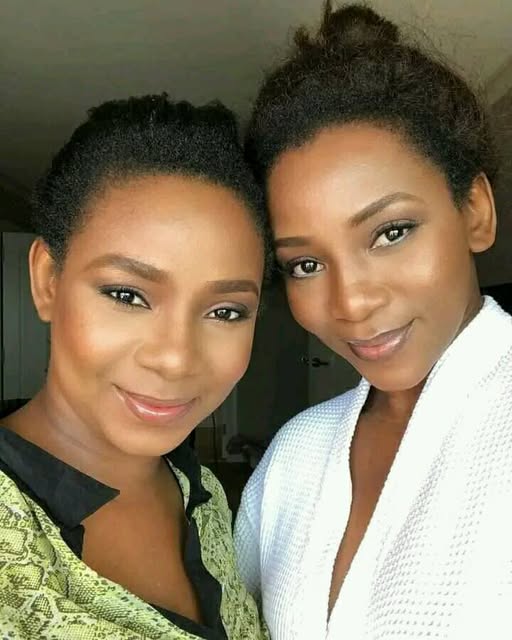 Genevieve Nnaji et sa fille Chimebuka 