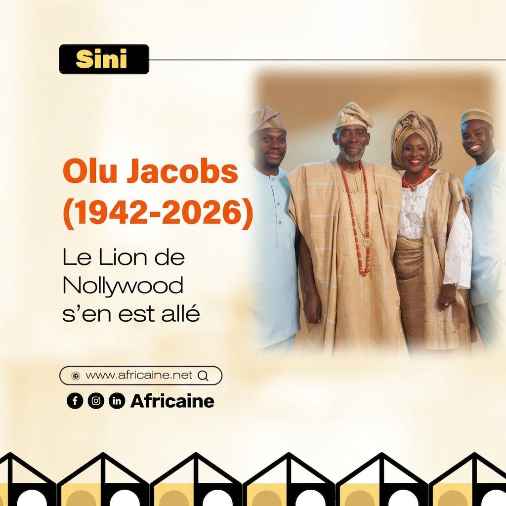 Olu Jacobs, acteur et légende de Nollywood (1942-2026) avec sa famille